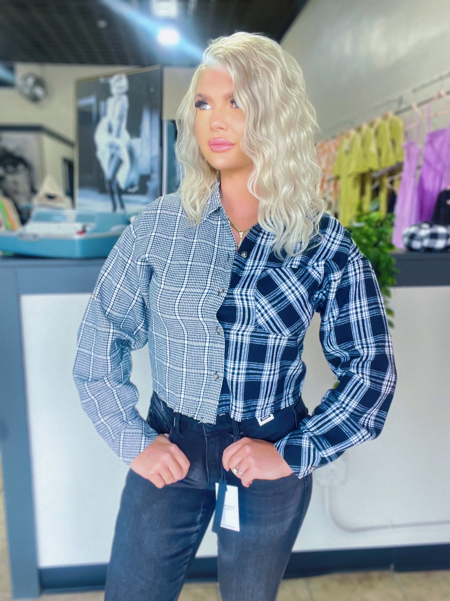 Long Sleeve Plaid Shirt