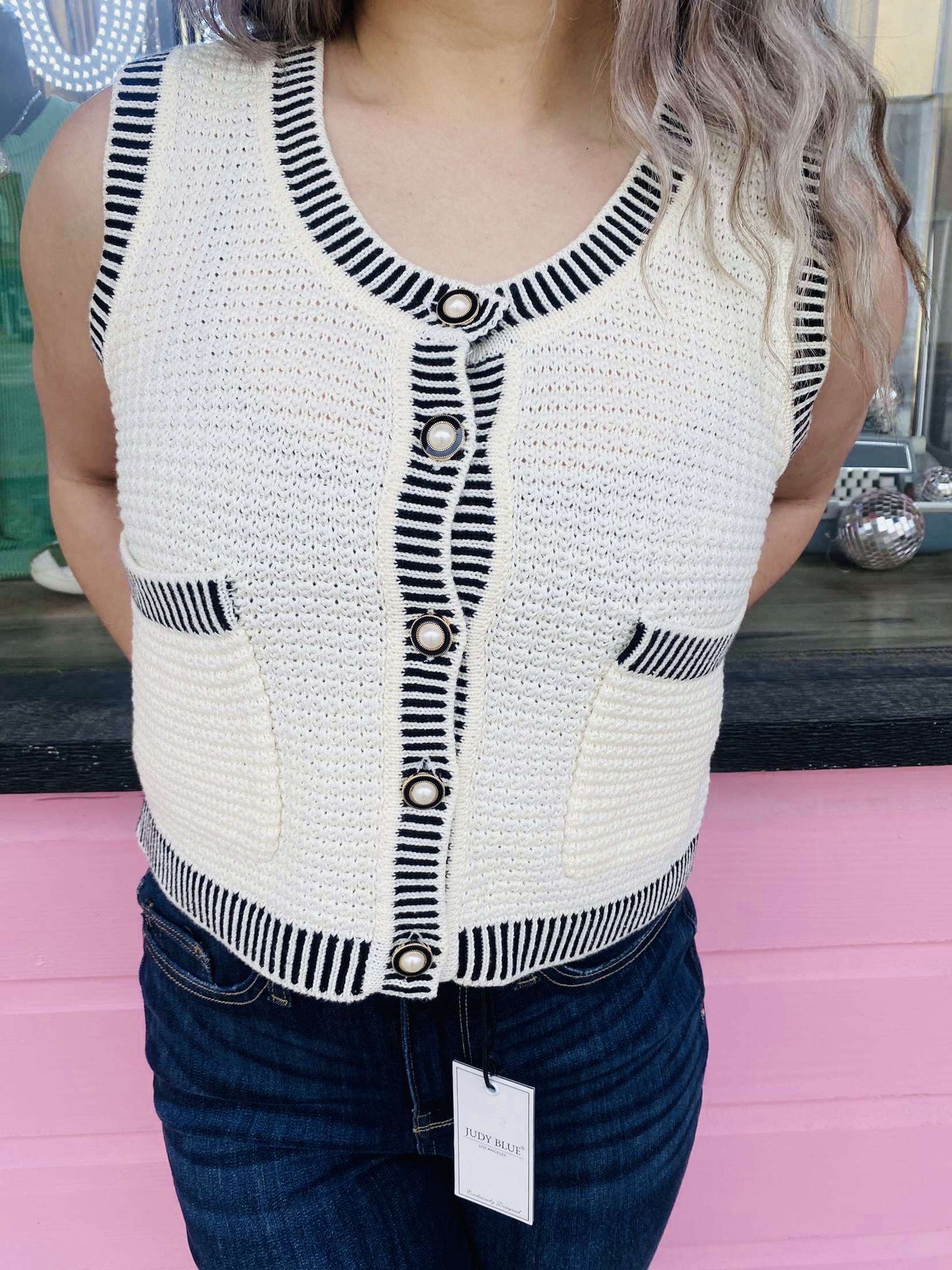 Sleeveless Sweater Vest