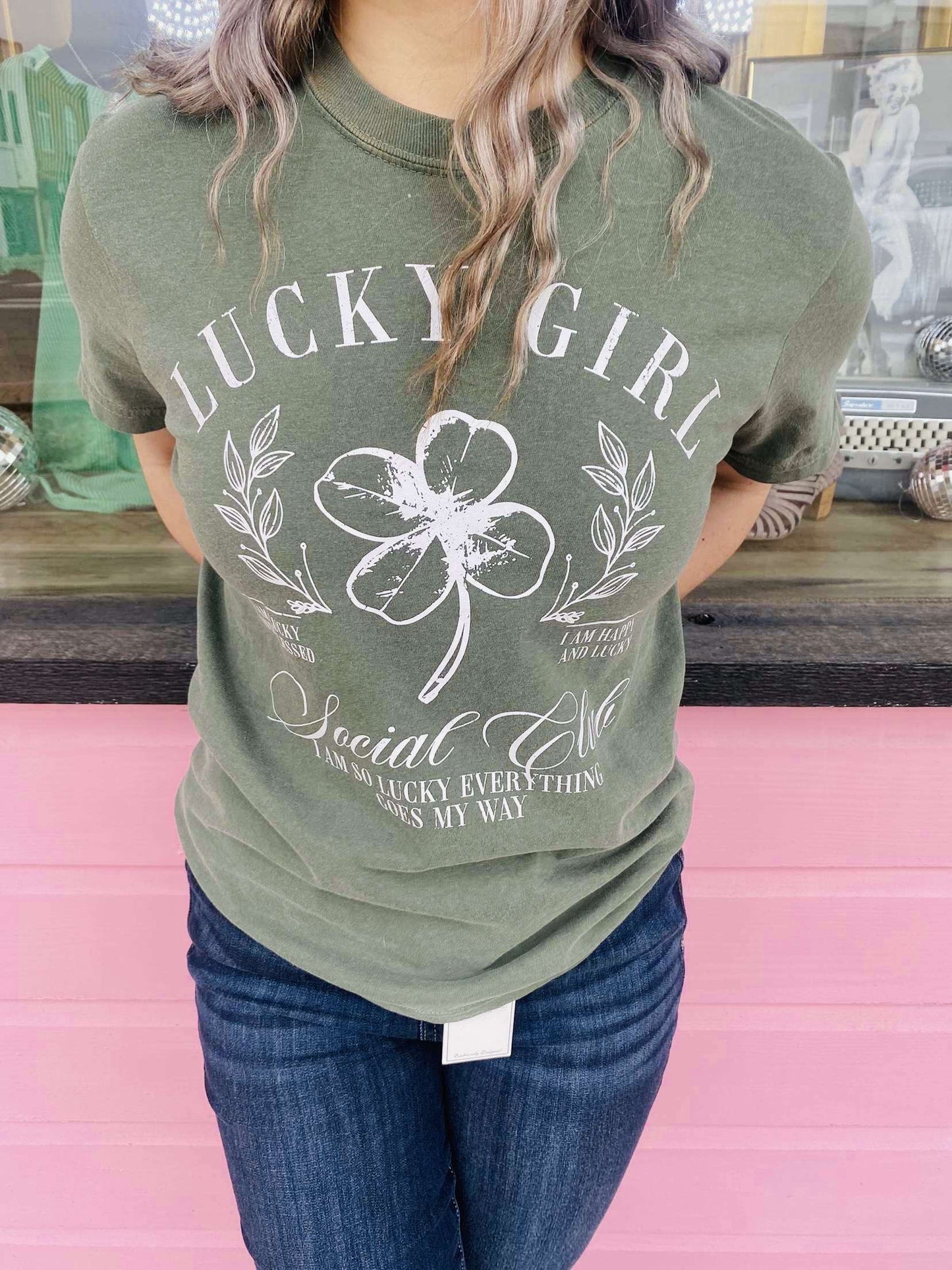 Lucky Girl Graphic Tee
