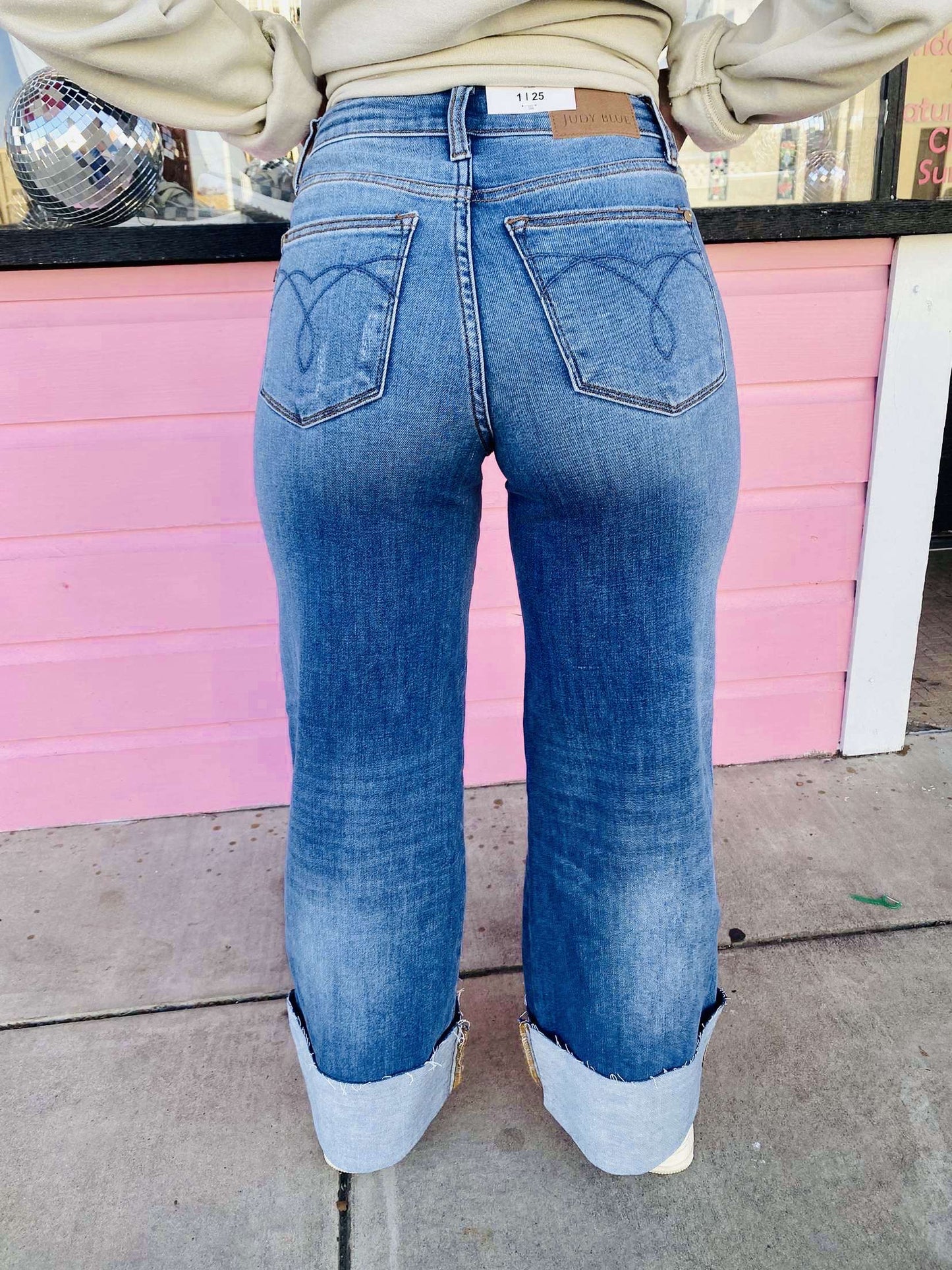 Judy Blue Retro Wide Leg Cuff