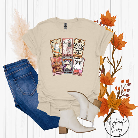 Halloween Tarot Cards Graphic Tee