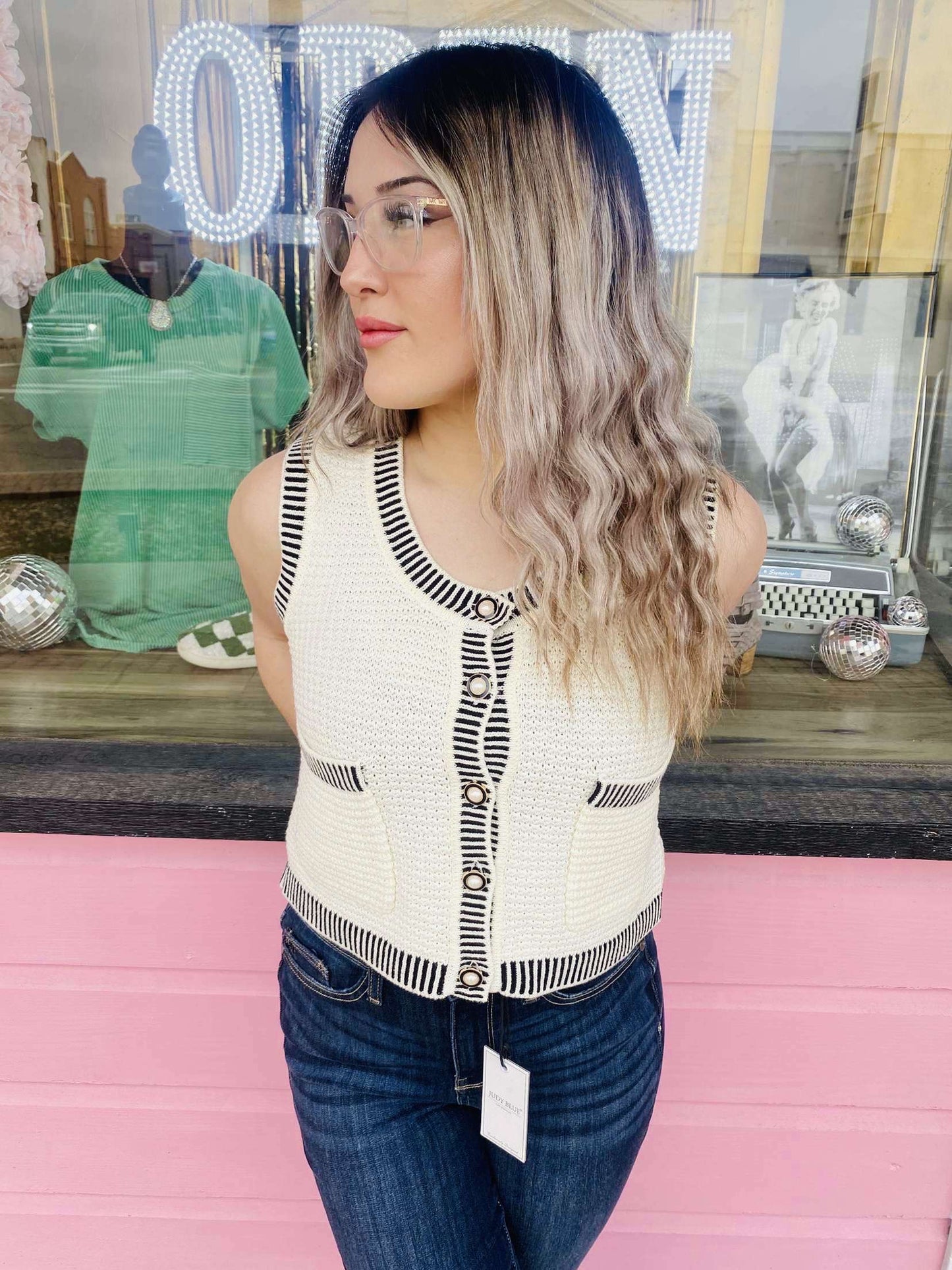 Sleeveless Sweater Vest