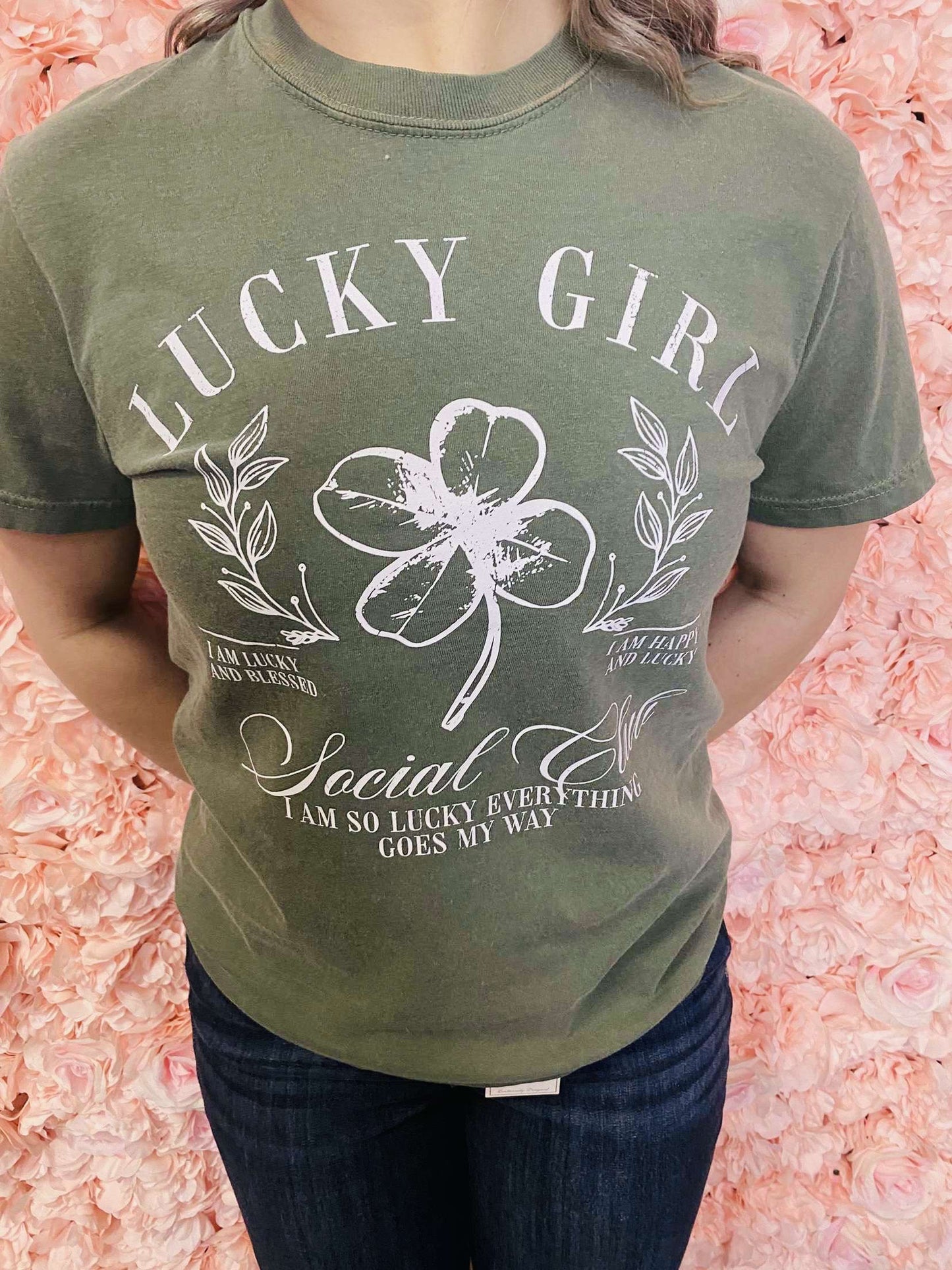 Lucky Girl Graphic Tee